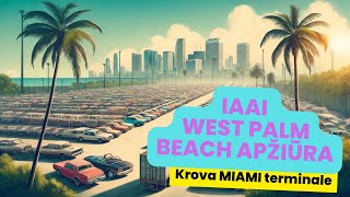 IAAI Aukciono apziura su manimi  Miami Krova [upl. by Yekim]