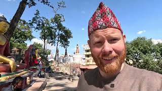 38 First time in Nepal exploring Kathmandu 🇳🇵🛕 [upl. by Orecic]