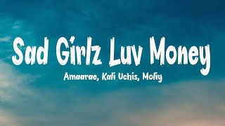 Amaarae  Sad Girlz Luv Money Remix Lyrics ft Kali Uchis amp Moliy [upl. by Alil]