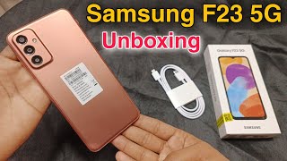 Samsung F23 Unboxing And First Impression  Samsung F23 Camera Test Snapdragon 750G [upl. by Warren]