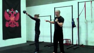 RKC kettlebell training  the swing and snatch [upl. by Jeraldine]