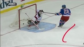 Martin Brodeur robs Kreider with the blocker [upl. by Lehcyar95]