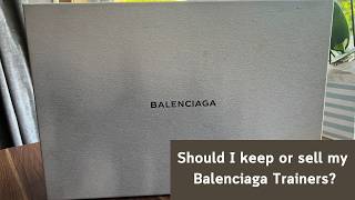 Balenciaga Mens Sneakers Unboxing  Should I KEEP these [upl. by Melburn]