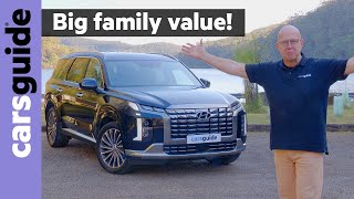 Full house Hyundai Palisade 2023 review Updated fullsize seven and eightseat SUV tested [upl. by Niletac917]