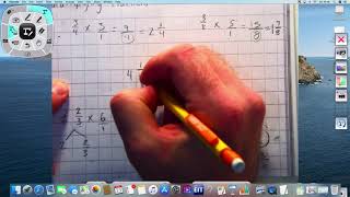 Multiplying Fractions Squared and Cubed Numbers [upl. by Possing189]