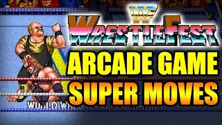 WWF Wrestlefest All Super Throws Signature Finisher Moves [upl. by Enaitsirhc114]