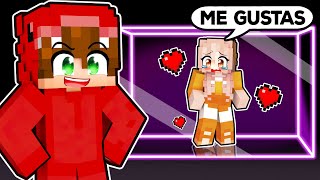 Encerré a Mi Enamorada 24h en un CUBO en Minecraft [upl. by Phylys]