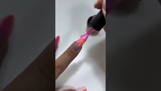 simple gradient nail art design 💅🏻🧡shortvideo naildesigns [upl. by Aleek]