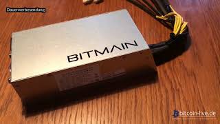 Bitmain APW3  Das Netzteil für die AntMiner von Bitmain [upl. by Etteyafal544]