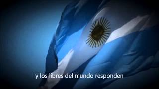 Himno nacional argentino subtitulado [upl. by Lydie]