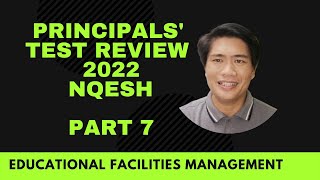 PRINCIPALS TEST REVIEW PART 7 NQESH REVIEW EDUCATIONAL FACILITIES MANAGEMENT [upl. by Akissej721]