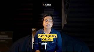 CAT Eligibility criteria  Whos eligible for the CAT exam cat2024 catexam catpreparation mba [upl. by Ymrots]