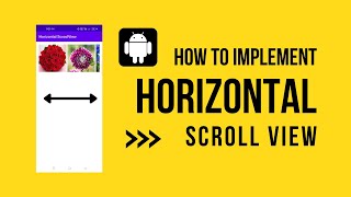 How to implement Horizontal Scroll View in android  horizontal scroll view  Innovative Programmer [upl. by Martz]