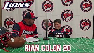 RIAN COLON INTERVIEW [upl. by Esnohpla]