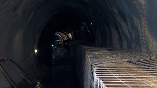 Penstock Concrete encasing  Cebri borunun beton kaplanması [upl. by Riehl677]