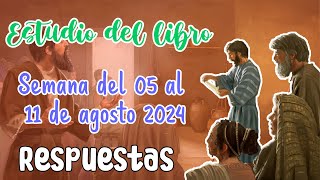 RESPUESTAS para el estudio bíblico de la congregación 05 al 11 de AGOSTO 2024 [upl. by Idnak]