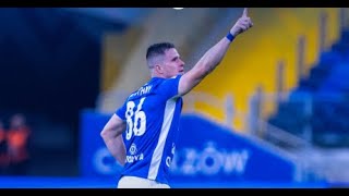 Ruch Chorzów 21 Warta Poznań Skrót  1 LIGA 2425 [upl. by Ahsenor]