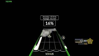 Clone Hero Hangar 18 By Megadeth 95 GH5 DLC Chart [upl. by Eluj797]