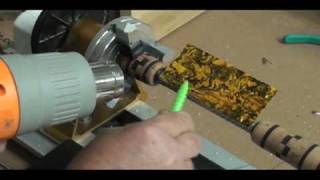 Abalone Veneer Inlays  Heat Gun Method [upl. by Gomar]