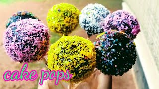 how to make cake popscake pops recipe cake pops [upl. by Yrdnal870]