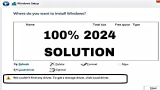 HDD NOT SHOWING IN WINDOWS 10 amp 11 INSTALLATION ON INTEL 11th 12th and 13thGEN  SOLVED 2024 [upl. by Onitram669]