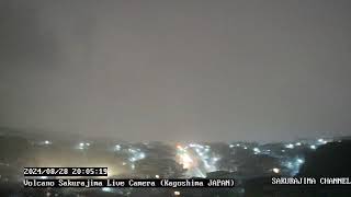 【LIVE ・台風10号接近中】 桜島ライブカメラ（噴火・雲海・朝焼け） live camera volcanoSakurajimaAira KagoshimaJapan [upl. by Ahtnama696]