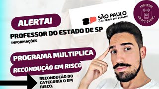 Professor do Estado de SP Programa multiplica com recondução em risco [upl. by Gilliette]