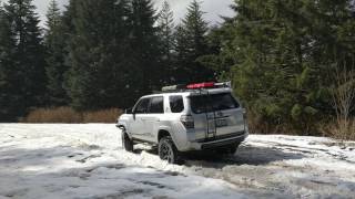 5th Gen 4Runner SR5 Capitol Forest Snow Trail Mounted my Ridge Grapplers on the same day [upl. by Tades526]