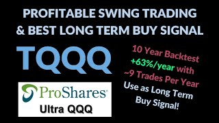 TQQQ Profitable Swing Trading Strategy amp Best Long Term Buy Signal [upl. by Ordnas]