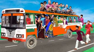 Free Bus Yatra Garib Ladies Ka Free Bus Yatra Hindi Kahaniya Hindi Moral Stories Funny Comedy Video [upl. by Akirehc]