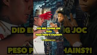 Peso Peso CHAIN CONFISCATED by EBK YOUNG JOC 🤯😳 Rap Rumors 🤯ALLEGEDLY [upl. by Alleris951]