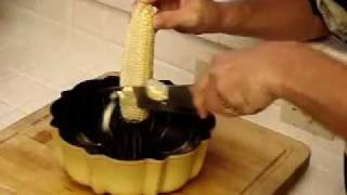 ViewDo How to Cut Corn Off the Cob [upl. by Ahsoet]