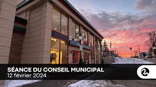 20240212 conseil municipal de RouynNoranda [upl. by Stevie7]