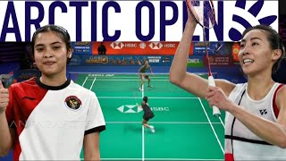 Gregoria Mariska Tunjung INA VS Michelle Li CND  Quarterfinals Badminton Arctic Open 2024 [upl. by Manley]