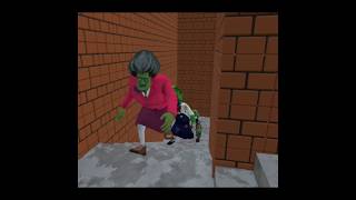 Granny aur rad misty bana zombies Part4  Funny Animation Horror  shortvideo granny [upl. by Namad834]