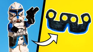 Custom LEGO Captain Rex waist cape tutorial [upl. by Enyamrahs474]