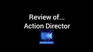 Review of Action Director video editor [upl. by Oniskey]