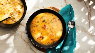 Pati Jinich  Caldo de Queso Sonoran Cheese Soup [upl. by Irual69]