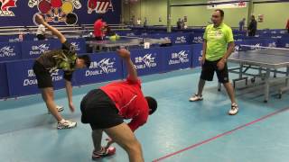 Table Tennis Coaching with Faris Qatan 2017 [upl. by Adaliah314]