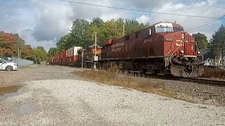 CPKC 8865 4043 4150 at Alliston Ontario [upl. by Milburt]