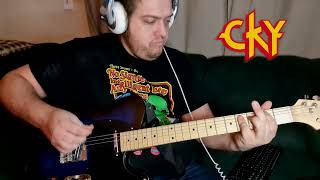 CKY  Disengage the Simulator  Guitar Cover [upl. by Fries]