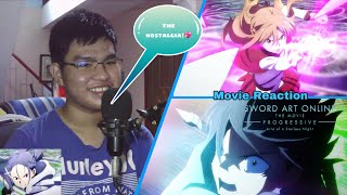 ASUNAS TIME TO SHINE  Sword Art Online Progressive The Movie Aria of a Starless Night REACTION [upl. by Ellemac424]