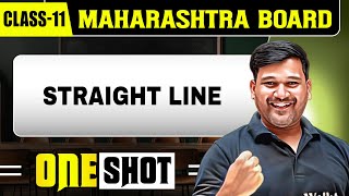 STRAIGHT LINE IN 1 SHOT  Maths  Class11th  Maharashtra Board [upl. by Nilsoj129]