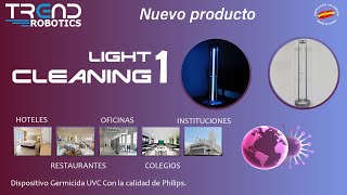 Light Cleaning 1  Lámpara de desinfección UVC marca España [upl. by Natika]