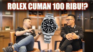 REVIEW JAM TANGAN ROLEX CUMAN 100 RIBU❗❓ [upl. by Biddick]