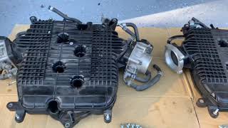 G37  370z  2014 vs 2013 VQ37VHR upper intake manifold [upl. by Adley]