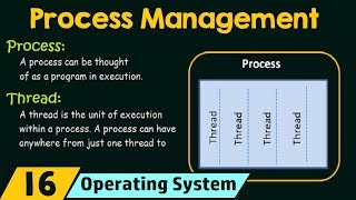 Process Management Processes and Threads [upl. by Tterej]