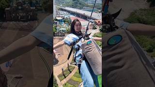 Bungee jumping rope testshorts short viralvideos india new subscribe [upl. by Blondie]