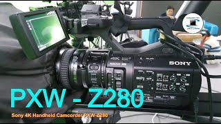 Sony PXWZ280 4K 3CMOS 12quot Sensor XDCAM Camcorder  overviews [upl. by Adnala]