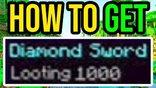 How To Get Looting 1000 in Minecraft Java amp Bedrock [upl. by Doloritas]